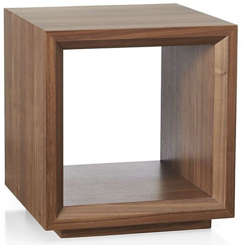 Asian Arts Solid Wood End Table(Finish Color – Brown)