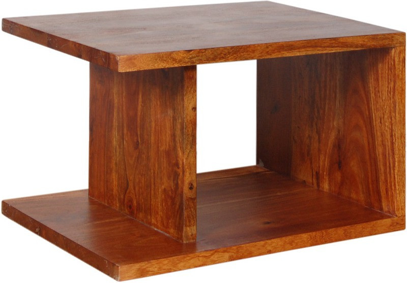 Saffron wood Side 3 Solid Wood Side Table(Finish Color – Natural Brown)